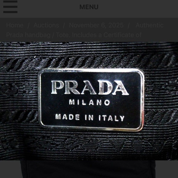 Prada Men\'s Black Messenger Bag main image 6